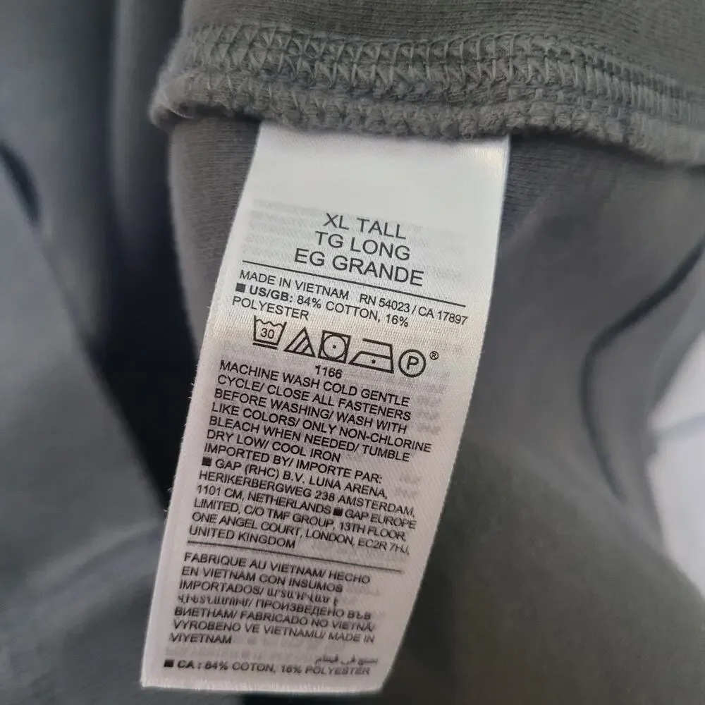 Banana Republic Size‎ XLT Ribbed Olive Green Long Sleeve Henley Classic Casual